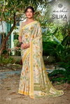 Silika Vol 2 By Kashvi Dull Moss Viscose Printed Wholesale Daily Wear Saree In India
